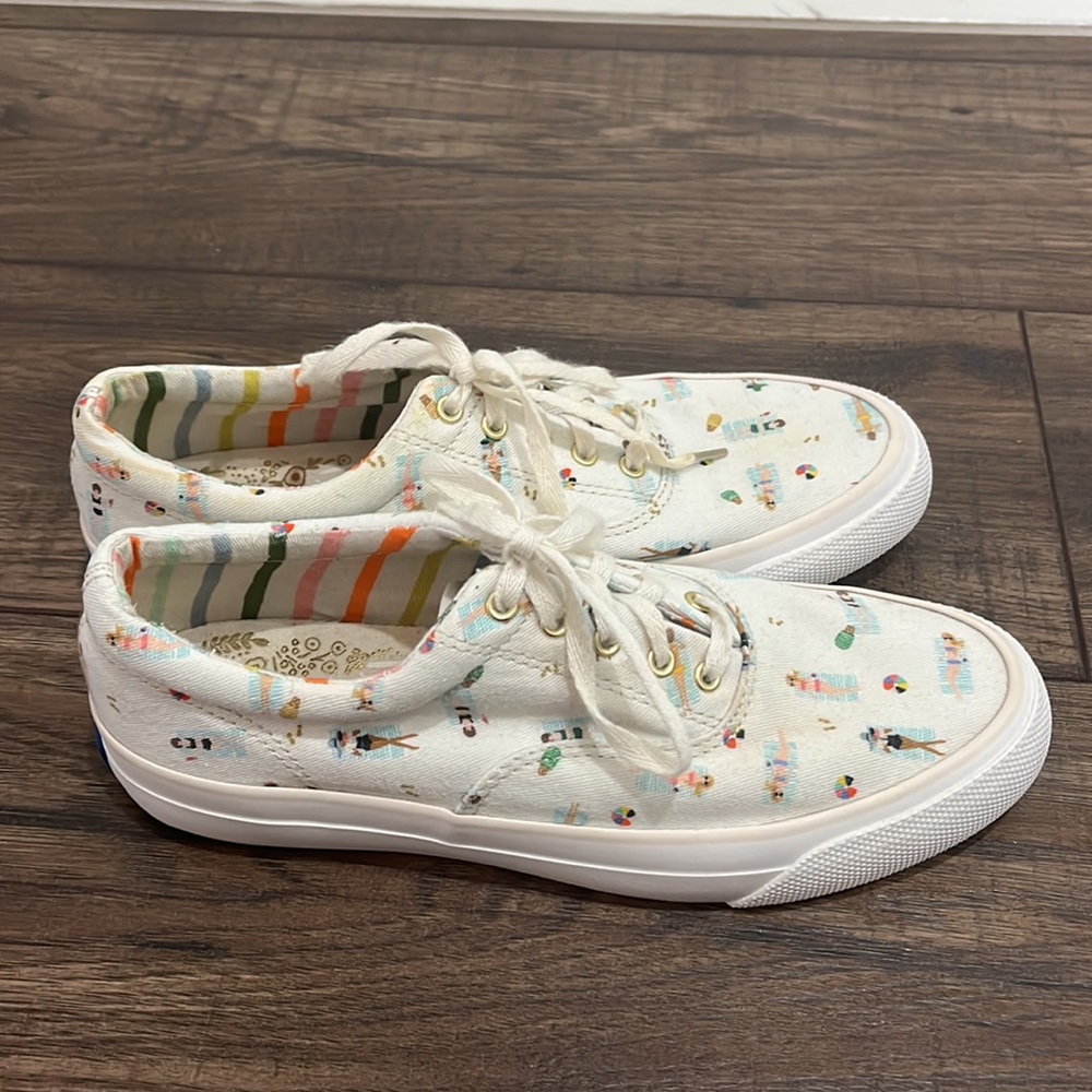 Keds & Rifle Paper Co swim girls sneakers size 5.5